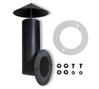 Pila de humo de repuesto de acero para parrillas de pellets Traeger, incluye junta de chimenea, tapa, tubo de chimenea y accesorios para optimizar la circulación y el sabor del humo