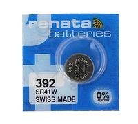 Pila de reloj Renata, 1,55 V, pila de fabricación suiza, 392 SR41W
