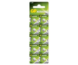 Pila doméstica GP Batteries LR41 alcalina 1,5 V pack 10 unidades