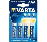Pila doméstica Varta High Energy AAA Alcalina 1,5 V Pack 4 unidades