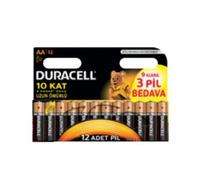 12 Duracell Aa Lr6 Alcalino Baterías Mn1500 1.5V Duralock Exp 2033 12Bl Nuevo
