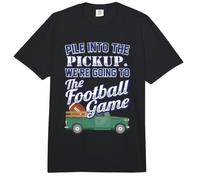 Pila en la camioneta Que Vamos al Juego de fútbol Comfort Colors Adult Heavyweight T-Shirt