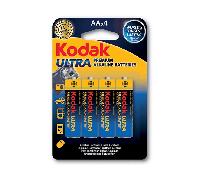 Blíster de 4 pilas alcalinas Ultra Premium de 15 V LR06 AA - KODAK