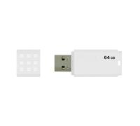 Pila - lápiz USB 64GB, USB 2.0, Color Blanco, portátil, Ideal para almacenar y transferir Datos con rapidez y Seguridad.*