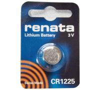 Pila litio cr1225 renata 3vdc 50ma medidas 2,5x12,5mm