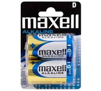 Pila Maxell LR20 Alcalina tamaño D 1,5V Pack 2 Unidades alto rendimiento