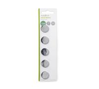 Pila Nedis BALCR20325BL CR2032 Litio 3V Pack 5 Unidades Larga Duración Plata