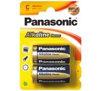 Pila Panasonic Alcalina LR14 C 1,5 V 2 piezas Azul Oro