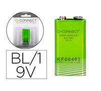 Pila Q-Connect Alcalina 9V Blister Con 1 Unidad