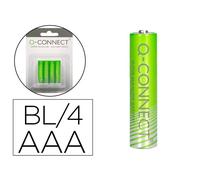 Pila Q-Connect Alcalina Aaa Blister Con 4 Unidades