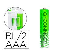 Pila Q-Connect Alcalina Aaa Recargable Blister De 2 Unidades