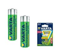 VARTA Pilas AA, recargables, paquete de 2, Recharge Accu Power, batería recargable, 2600 mAh Ni-MH, sin efecto memoria, precargadas, listas para usar