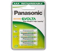 Pila recargable Panasonic AAA 800 mAh NiMH pack 4 unidades