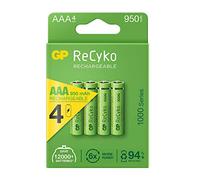Pila Recargable RECYKO GP AAA - LR03 950mA (Blister 4 UNID) Ø10,5x44,5mm