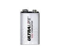 Pila Ultralife Litio Modelo 6LR61 9V-Block, 9V, Lithium