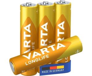 Pila Varta 04103 AAA Alcalina 1,5 V Pack 4 Oro y Amarillo