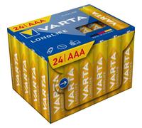 Pila Varta Longlife AAA Alcalina 1,5 V Pack 24 unidades