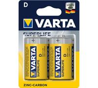 Pila Varta R20 D Zinc-carbono 1,5 V Pack 2 Multicolor