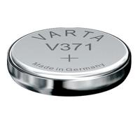 Varta Pila de botón Electronics V371, pila de reloj de 1,55 V, pilas de botón en un blíster original de 1 unidad