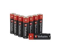 Verbatim Pilas alcalinas AA Premium AA-LR6 Mignon 1,5V para cámara, MP3 y control remoto 8 unidades