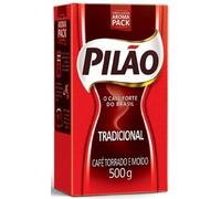 Pilão Café tostado y molido - 17.5 oz - Café Pilão Torrado e Moído - 500g de Pilao