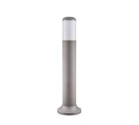 Pilar exterior policarbonato color gris serie azafrã¡n 9.1cm 40 cm