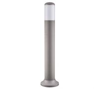 Pilar exterior azafran 1xe27 gris 70x9,1x9,1 cm policarbonato ip44