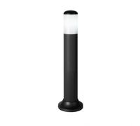 Pilar exterior azafran 1xe27 negro 40x9,1x9,1 cm policarbonato ip44