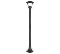 Farola para jardin policarbonato color negro serie zoio 17cm