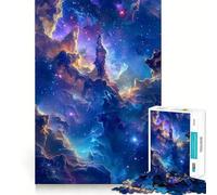 Pilares de la Creación - Majestad Celestial Rompecabezas de 1000 Piezas para Adolescentes Juguete de Tren lógico Ligero Relajante Corte Suave Arte de Pared Decoración (50x75cm)