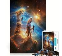 Pilares de la Creación Nebulosa Espacial Rompecabezas de 1000 Piezas para Adolescentes Juguete para ejercitar la Mente Juego Relajante Corte Premium (38x26cm)