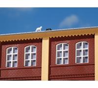 Pilares De Ladrillo Amarillo OO/HO Y Frisos De Ladrillo - Auhagen 80403