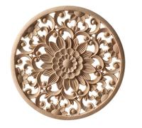 Pilares de madera en relieve, calcomanía tallada, esquina, poste, aplique, marco, puerta, mueble, pared, sin pintar, decoración del hogar, Y4, 20