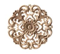 Pilares de madera en relieve, calcomanía tallada, forma de poste de esquina, aplique, marco, puerta, mueble, pared, sin pintar, decoración del hogar, Y7, 20