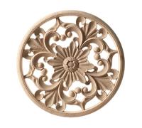 Pilares de madera en relieve, calcomanía tallada, forma de poste de esquina, aplique, marco, puerta, mueble, pared, sin pintar, decoración del hogar, Y6, 10