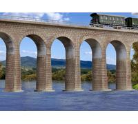 Pilares De Viaducto, 6 Piezas Escala N Kibri 37675