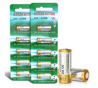 Pilas 23A 12V Alcalinas Batteria A23 A23S MN21/23 L1028 (10 Unidades) | para control remoto, luz, pequeños electrodomésticos electrónicos【5 años de garantía】