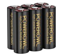 Pilas 23A, POWEROWL Paquete de 6 Pilas Alcalinas Premium A23 A23 A23S MN21/23 L1028, 12 Voltios