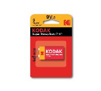 pilas 9v kodak extra heavy duty zinc 9v 1 unidad 250 mah 1.5v (ecotasas incluidas)