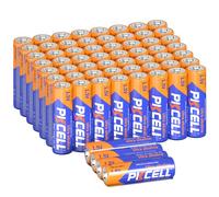 Pilas AA, 1,5 V, 60 Unidades, Pilas alcalinas LR6, 10 años de Vida útil, Ideales para Dispositivos de Uso Diario como teclados, Relojes y mandos a Distancia, PKCELL