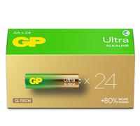 Pilas AA - Juego de 24 Unidades | GP Ultra | Pilas AA Alcaline de 1,5 V / LR06 - Larga duración