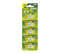 Pilas alcalinas 23A12V de alta capacidad (paquete de 5)