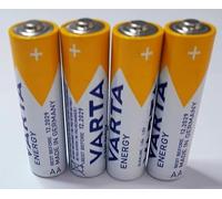 Pilas alcalinas AA/R6/LR6, lote de 4, 1,5 V
