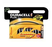 Pilas alcalinas AAA Pilas Duracell Plus 8 Unidades y MN2400 12 Incluye 4 Pilas en Total