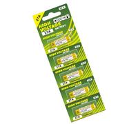 Pilas alcalinas de 27 A, 12 V, 5 unidades / paquete L828 / UM27A / 27AE / K27A / 8LR732 - Juego de baterías secas para timbres y linternas, potencia estable