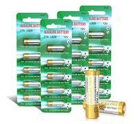 Pilas alcalinas de 27 A, 12 V, A27S, MN27, L828, A27, 12 V, 20 Unidades | Para mando a distancia, luz, pequeños electrodomésticos, sin mercurio