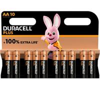Duracell Plus New 163553 - Pilas alcalinas AA Mignon (1,5 V, LR6 MN1500, 10 Unidades)