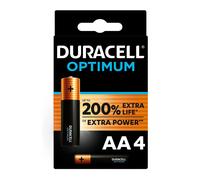 Pilas Alcalinas Duracell Optimum AA, 4 Pz