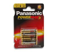 Pilas alcalinas panasonic lr-03 aaa 1.5v pack 4 pilas 90008