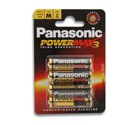 Pilas alcalinas panasonic lr6 alcalina pack 4 pilas 90007